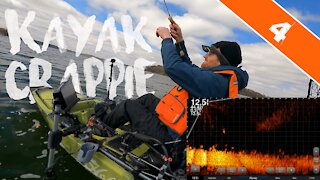 'SCOPING CRAPPIES - Kayak Fishing for Dozens of Ice Out Crappie Using Garmin Livescope, Minnesota