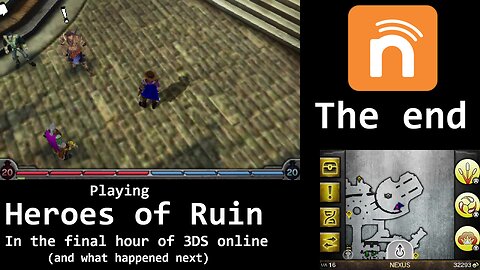 The last Heroes of Ruin lobby- 3DS online final hour [+ Recap of what happened after closing time]