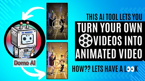 Domo AI | This Al tool Lets You Turn Your Own Videos Into Animated Video | How?? Lets Have A L👀k