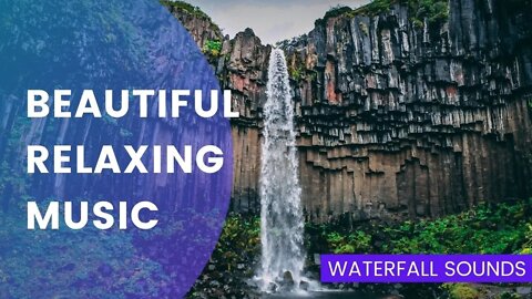 Relaxing Music With Waterfall Sounds | Sleep Music, Water Sounds, Calm Music