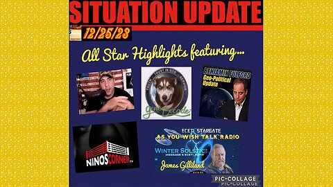 SITUATION UPDATE 12/25/23 - Patriot Highlights Featuring Genedecode,Ben Fulford,Handling Coming Days