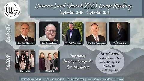 Camp Meeting 2023 - Sunday PM