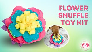 New Pattern Kit! Flower Snuffle Dog Toy
