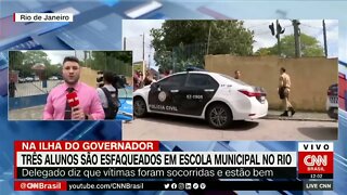 Três alunos são esfaqueados em escola municipal no Rio | @SHORTS CNN