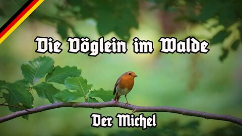 Die Vöglein im Walde - All Stanzas - Der Michel - Marschliederkanal - In der Heimat - + 6 Strophen