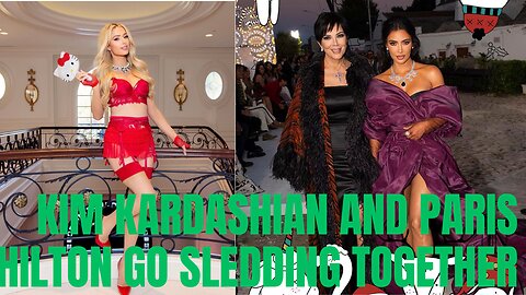 Kim K and Paris Hilton's Epic Christmas Sledventure | Inside the Kardashian-Jenner Extravaganza!