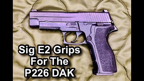 Sig E2 Grips For The P226 DAK