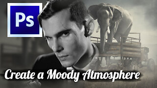 How To Create Moody Atmosphere In Photoshop Manipulation | Digital Brown