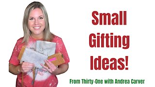 🎅 Small Gift Ideas from Thirty-One with Andrea Carver