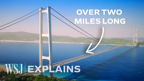 Engineer Explains How the World’s Longest Suspension Bridge Would Work | WSJ