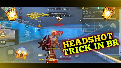 Epic Rank Push: Non-stop Headshots and Squad Dominance in Free Fire!"