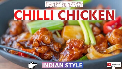 How to Make Boneless Chilli Chicken Indian Style?? #chillichicken | chilli chicken recipe