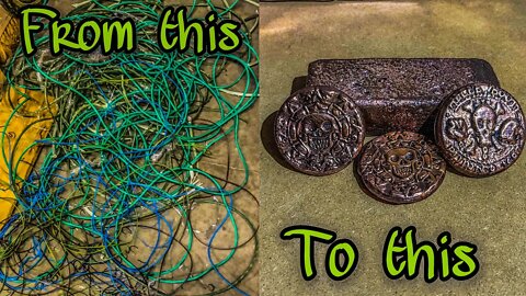 COPPER WIRE MELTDOWN / MAKING COPPER COINS & INGOT