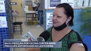 Alerta na saúde: Baixa procura por vacina contra gripe preocupa autoridades no Leste de MG