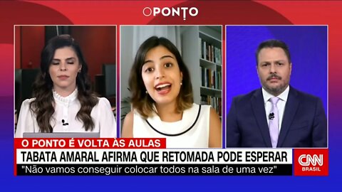 Deputada Tabata Amaral, fala sobre como foi a volta as aulas e o que o Brasil perdeu. @SHORTS CNN