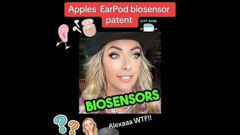 Apple has BIOSENSORS in their EARPODS 'for your health and safety'!