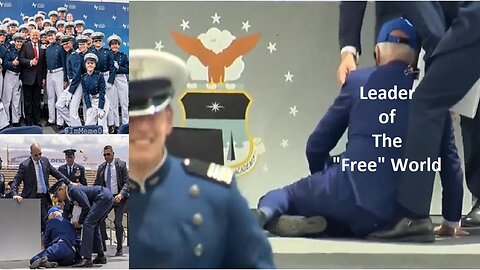 BREAKING: Biden a.k.a. Let’s-Go-Brandon Took a Nasty Spill at the Air Force graduation ceremony.