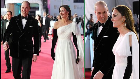 Prince and Princess of Wales Arrive at BAFTA 2023 #PrinceWilliam #PrincessofWales #PrincessCatherine