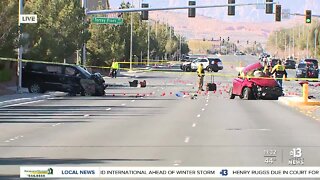 Las Vegas police investigate deadly crash in southwest valley