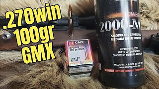 .270win 100gr Hornady GMX Review