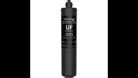 Waterdrop 15UAW-UF 0.01 μm Ultra Filtration Under Sink Water Filter for Baçtёria Reduction, Red...