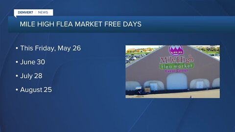 Money Saving Monday: Free days at Mile High Flea Market