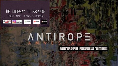 Eclipse Records- Antirope- Amnesia -Video Review