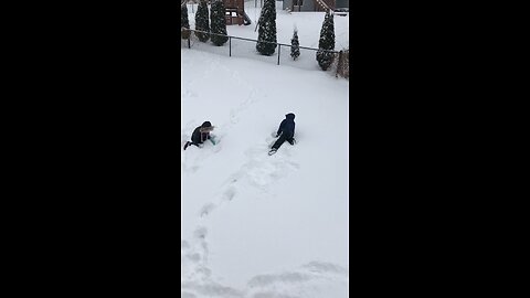 Fun in snow