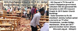 FULL SHOW Fascist Cartels Bankrupting NATO Govts.; Sri Lanka Govt. killed 250+ in 2019 church bombs