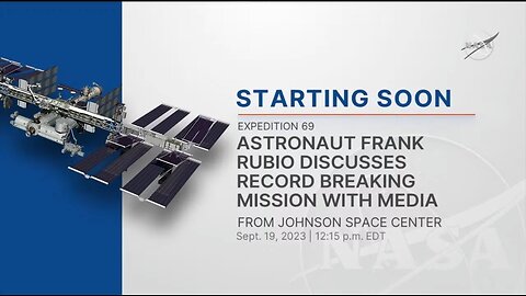 Astronaut Frank Rubio Live From Space (Official NASA News Briefing)