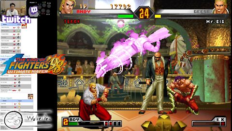 (PS2) King of Fighters '98 UM - 18 - Edit Team 3 - RB Terry and Andy Bogard and 94 Joe Higashi - Lv4