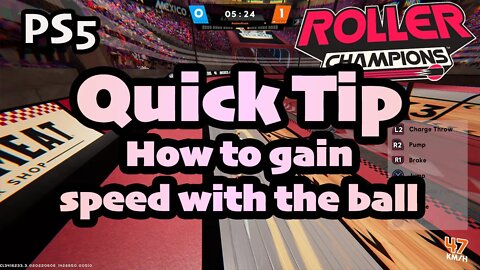 How to Ride FAST with the Ball in Roller Champions | Quick Tip #shorts