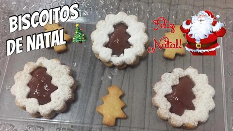 Especial de Natal 01 - Biscoitos de Natal - Deliciosos e Delicados Esses Biscoitinhos agradam muito