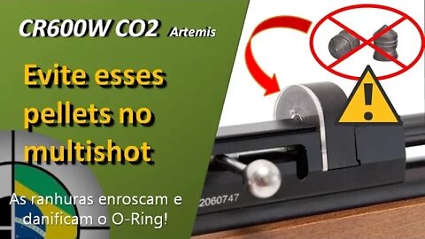 Artemis CR600w - Cuidado, Munição que enrosca no magazine multishot!