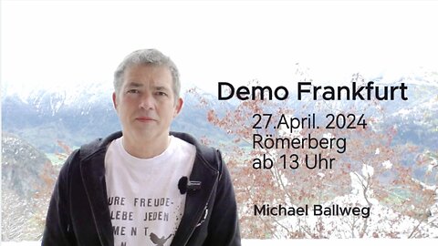 Der "Digitale Aktivist" lädt ein nach Frankfurt: Michael Ballweg für digitale Selbstbestimmung