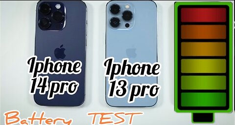 Battery Test: iphone 14 pro vs iphone 13 pro