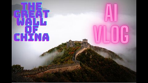 Exploring the Magnificent Great Wall of China | Artificial Intelligence Travel Vlog # 6