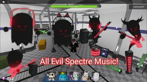 ROBLOX Tower Heroes - All Evil Spectre Music! [OLD]