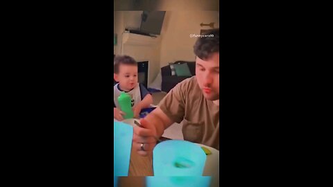 so cute baby reaction