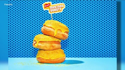 Would you try a mustard doughnut? French's teams up with Dough to create a tangy confection