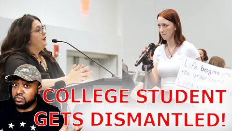 Kristan Hawkins DISMANTLES Clueless College Student's Liberal Talking Points In Abortion Debate