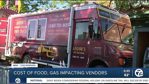 High gas prices, rising food costs hurting metro Detroit food trucks
