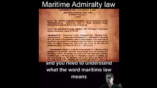 Maritime Admiralty law