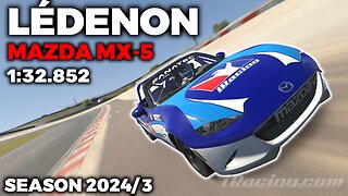 iRacing Guide MX-5 Circuit de Ledenon - Hot Lap + Setup - 1:32,852