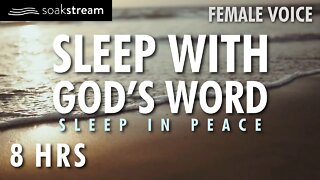 SOAK IN GOD'S PROMISES BY THE OCEAN | FEMALE VOICE | 100+ Bible Verses For Sleep