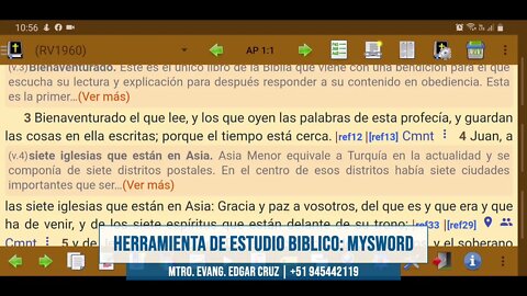 HERRAMIENTA DE ESTUDIO BÍBLICO: MYSWORD - Evangelista Edgar Cruz