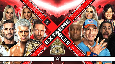 WWE Extreme Rules 2024 - Dream Match Card [v4]