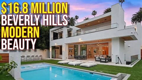 iNSIDE $16.8 Million Beverly Hills Modern Beauty