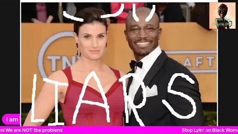 LIARS: Idina Menzel and Taye Diggs - Why blame BW for your failed marriage??