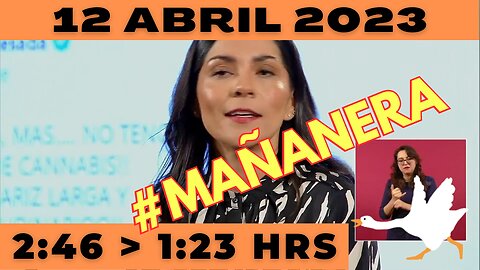 💩🐣👶 #AMLITO | Mañanera Miércoles 12 de Abril 2023 | El gansito veloz de 2:46 a 1:23.